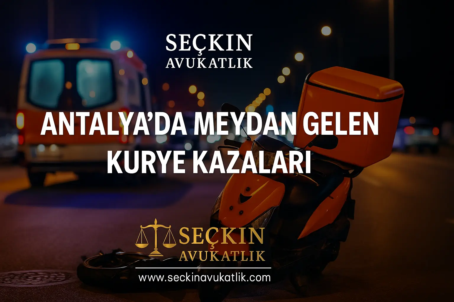 Antalya'da Meydana Gelen Kurye Kazaları