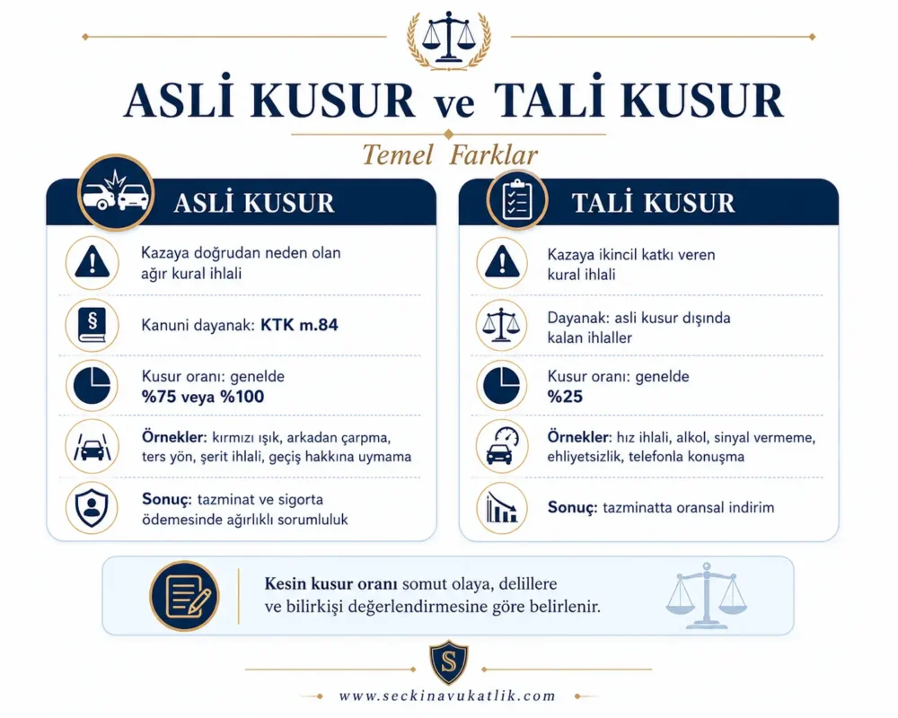 Asli Ve Tali Kusur