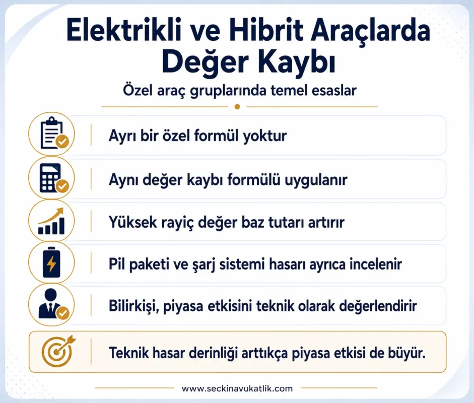 Elektrikli ve Hibrit Araçlarda Değer Kaybı