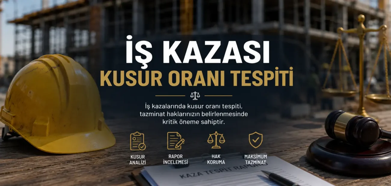 İş Kazasında Kusur Oranı Tespiti