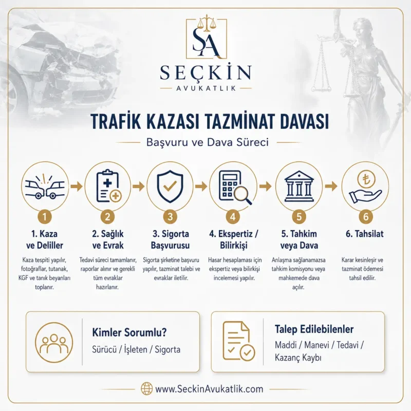 Trafik Kazası Tazminatı başvuru süreci
