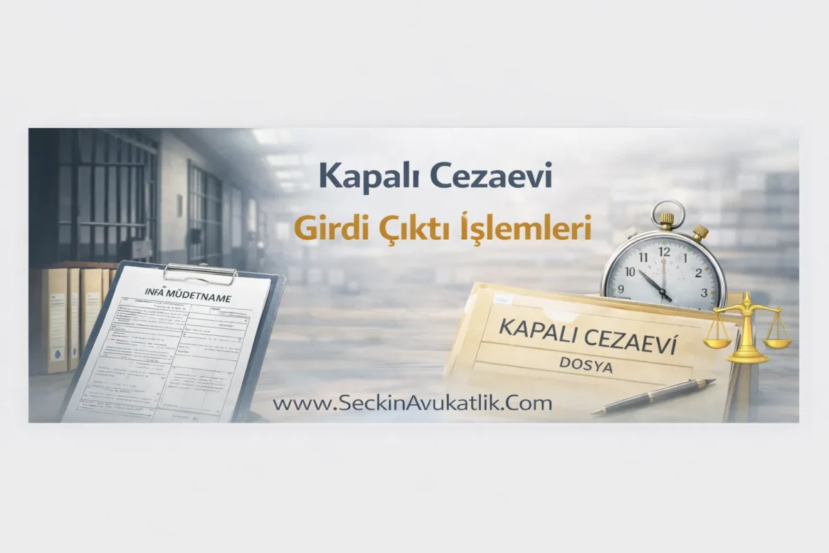 Kapalı Cezaevi Girdi Çıktı