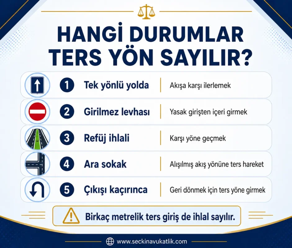 Hangi Durumlar Ters Yön Sayılır