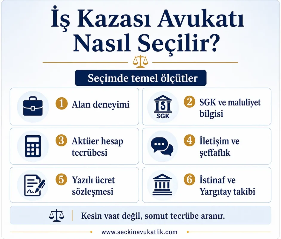 İş Kazası Avukatı Nasıl Seçilir?