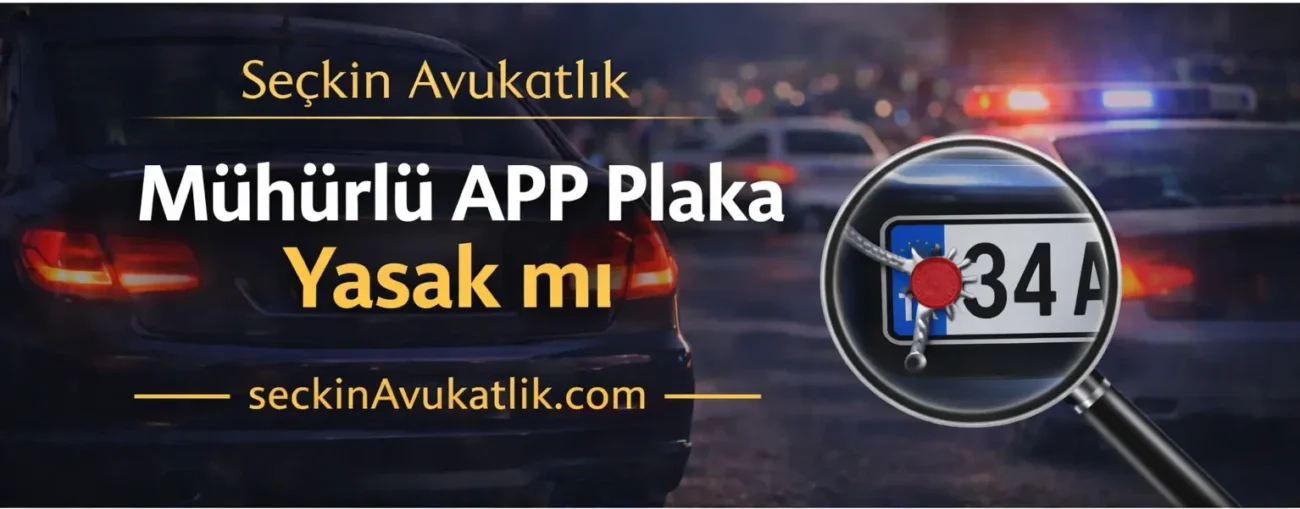 Mühürlü APP Plaka Yasak Mı