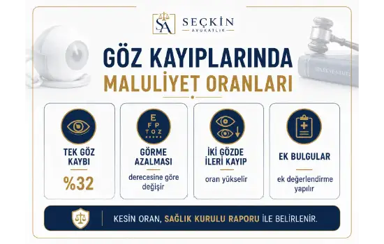 Göz Kayıplarında Maluliyet Oranları