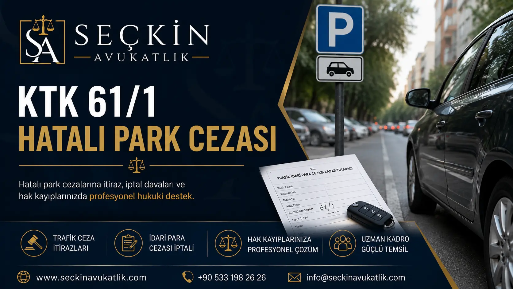 KTK 61/1 Hatalı Park Cezası