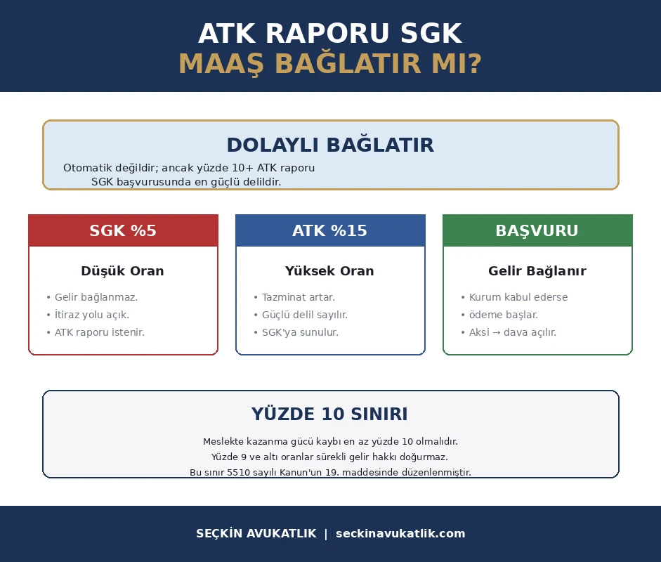 ATK Raporu SGK Maaş Bağlatır Mı