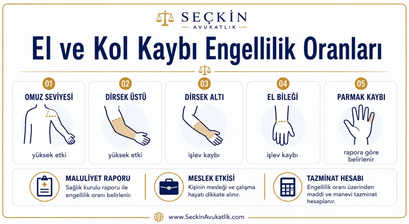 El ve Kol Kaybı Engellilik Oranları