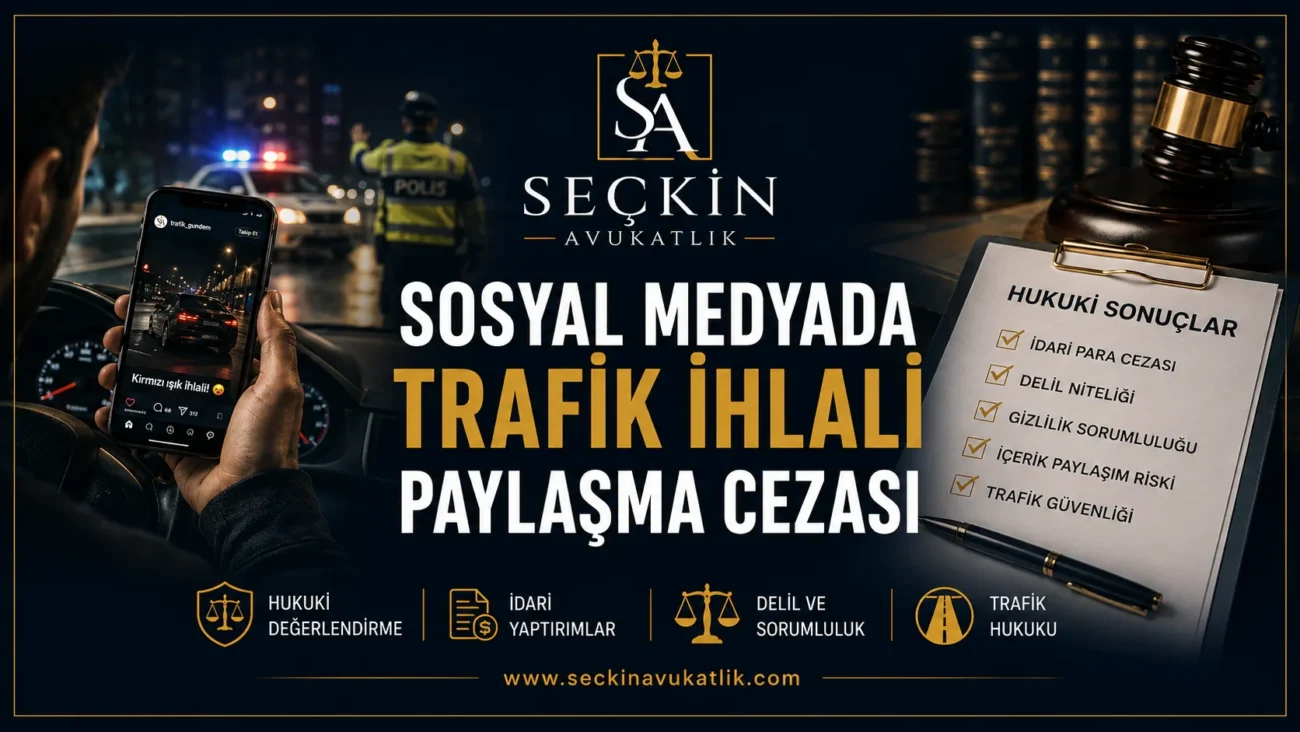 Sosyal Medyada Trafik İhlali Paylaşma Cezası