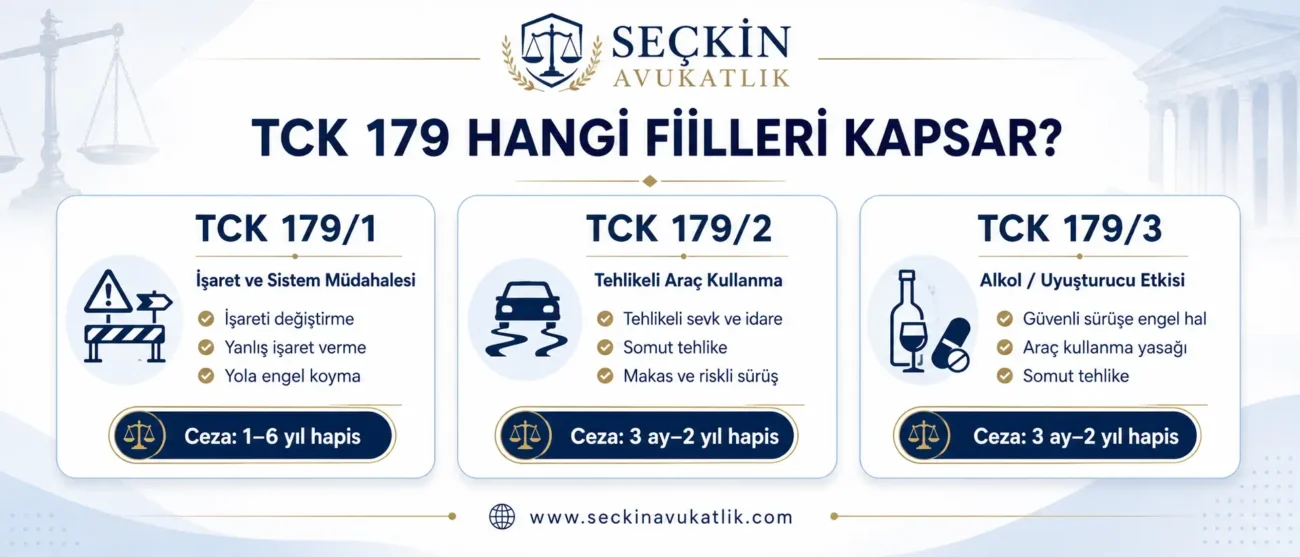 TCK 179 Hangi Fiilleri Kapsar
