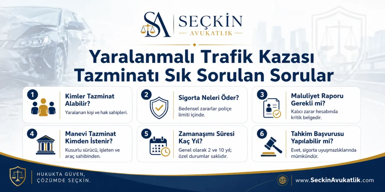 Yaralanmalı Trafik Kazası Sık Sorulan Sorular