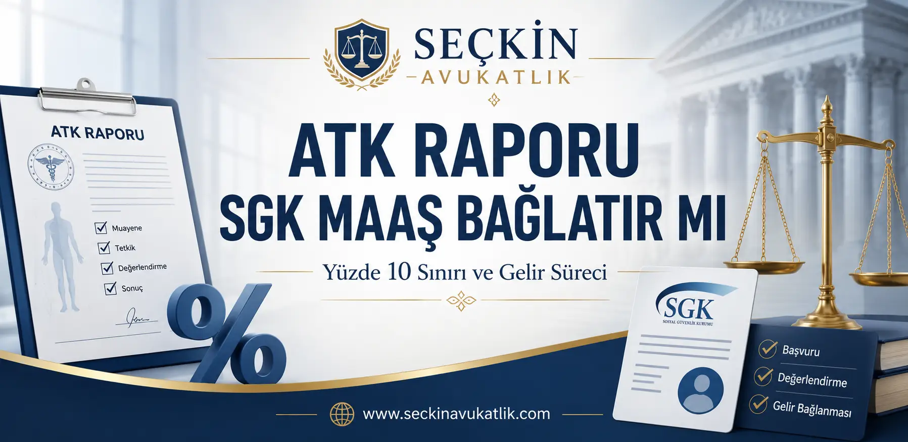 ATK Raporu SGK Maaş Bağlatır mı - Yüzde 10 Sınırı