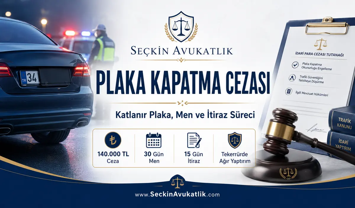 Plaka Kapatma Cezası 2026 -