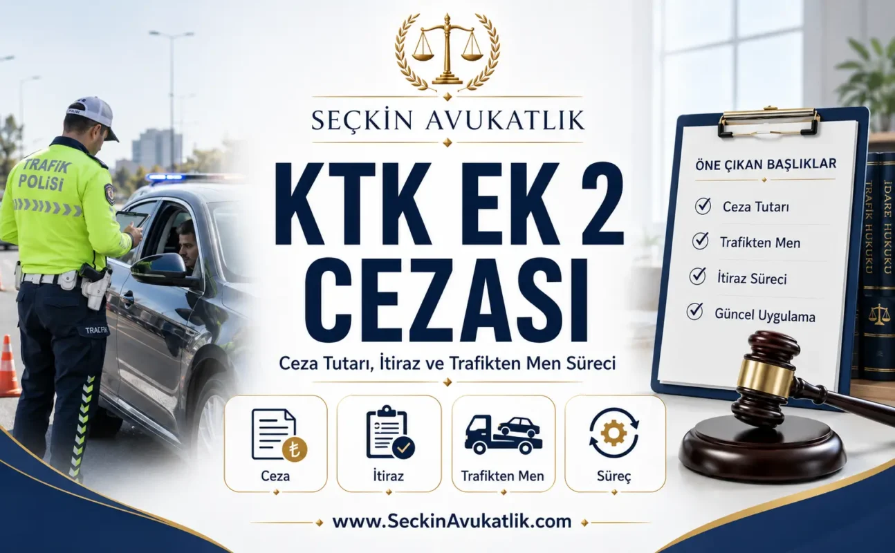 KTK Ek 2 Cezası 2026 Trafikten Men ve İtiraz Dilekçesi